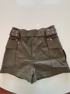 Carol Rossato leather shorts